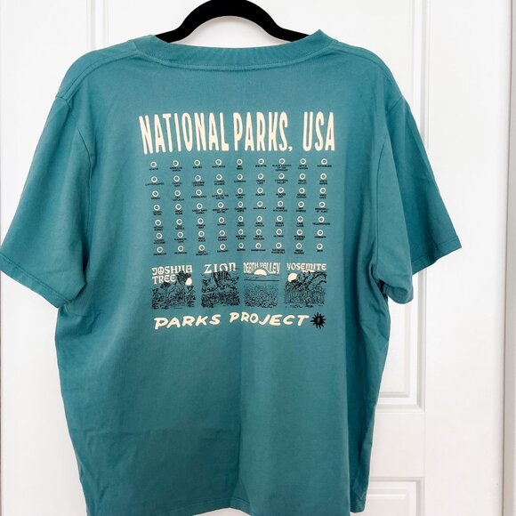 Parks Project National Parks Fill In Cropped T-Shirt - Teal - XXL - Picture 7 of 9
